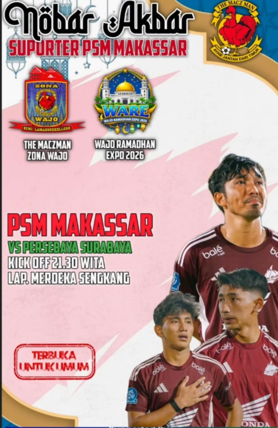 Nobar Akbar Persebaya Surabaya VA PSM Makassar