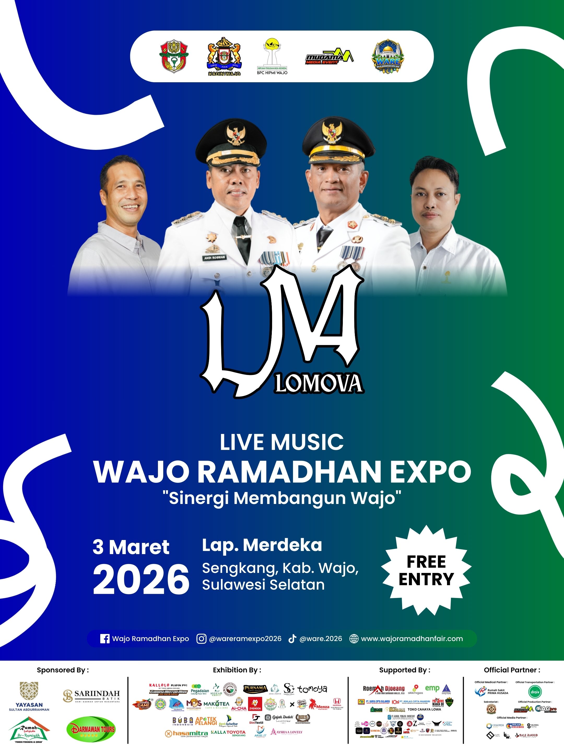 MOBILE LEGEND COMPETITION & LIVE MUSIC BY LOMOVA BAND